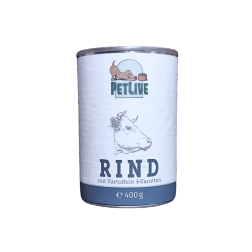 Rind mit Kartoffeln und Karotten