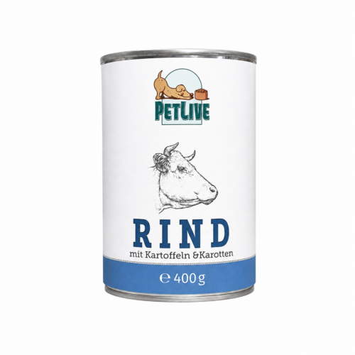 Rind mit Kartoffeln und Karotten